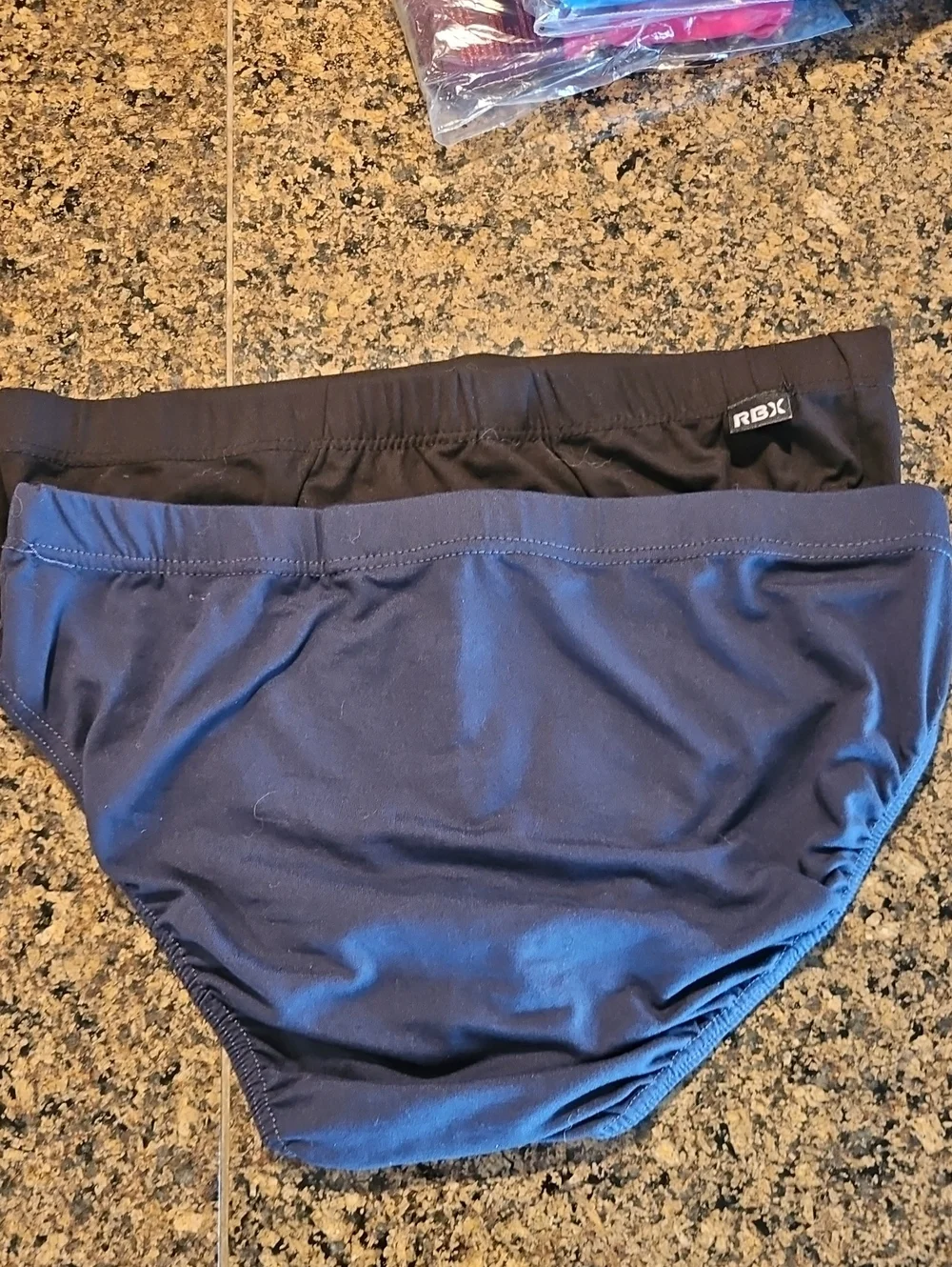 2 Pair RBX Men Briefs Navy And Black